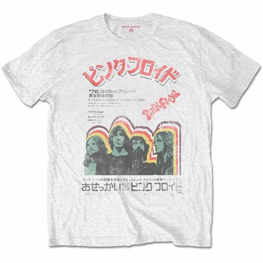 T-Shirt Unisex Tg. XL. Pink Floyd: Japanese Poster