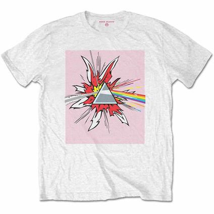 T-Shirt Unisex Tg. S. Pink Floyd: Lichtenstein Prism