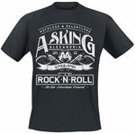 Asking Alexandria Men'S Tee: Rock N' Roll Retail Pack Large