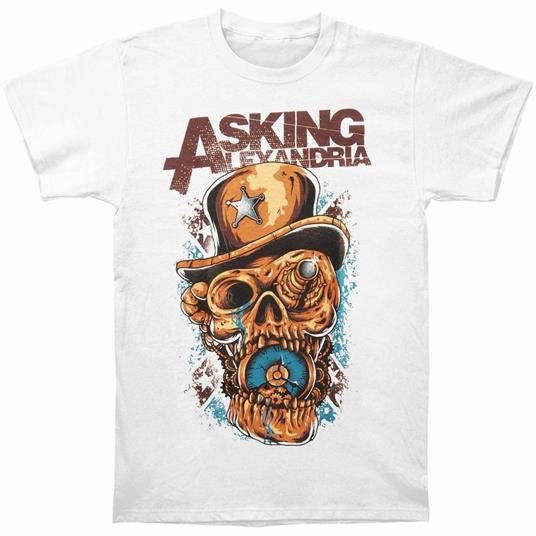 Asking Alexandria Men'S Tee: Stop The Time Retail Pack Large