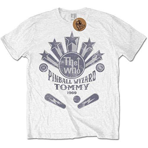 T-Shirt Unisex Tg. L. Who: Pinball Wizard Flippers