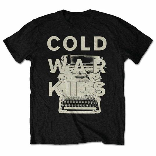 X-Large. Cold War Kids Mens Tee: Typewriter