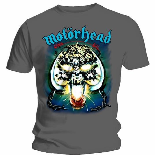 T-Shirt Unisex Tg. M. Motorhead Overkill