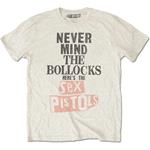T-Shirt Unisex Tg. M Sex Pistols. Bollocks Distressed