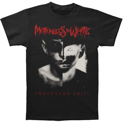 T-Shirt Unisex Motionless In White. Split Screen. Taglia XL