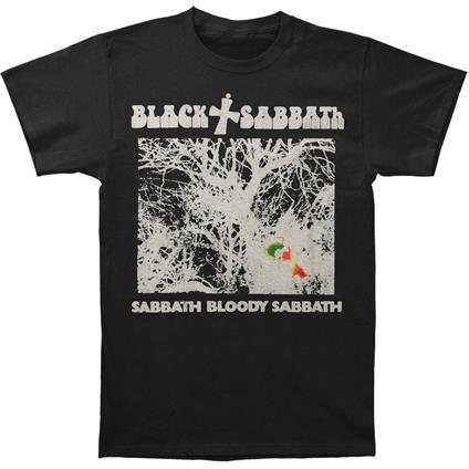 T-Shirt Unisex Tg. L Black Sabbath. Sabbath Bloody Sabbath Vintage