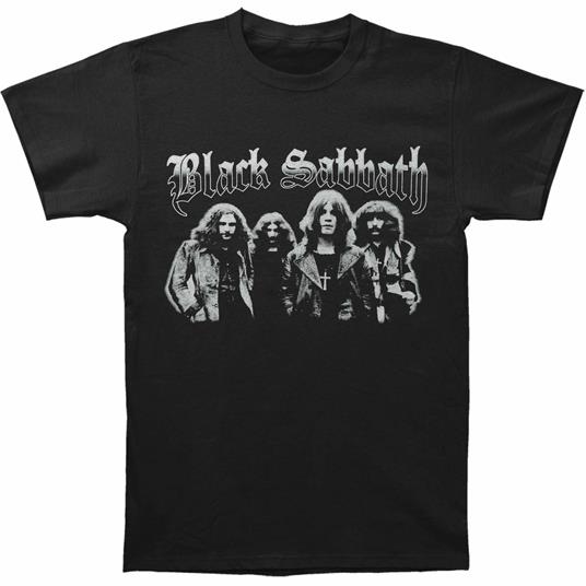 T-Shirt Unisex Tg. L Black Sabbath. Greyscale Group
