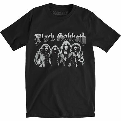 T-Shirt Unisex Tg. XL Black Sabbath. Greyscale Group