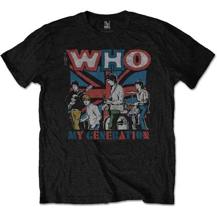 T-Shirt Unisex Tg. L  Who. My Generation Sketch