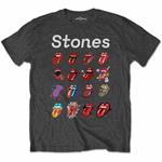 T-Shirt Unisex Tg. S Rolling Stones. No Filter Evolution Grey