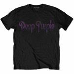 Large Deep Purple Men'S Tee: Vintage Logo