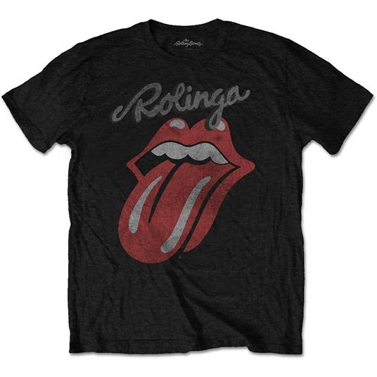 The Rolling Stones Men'S Tee: Rolinga Large