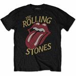 X-Large The Rolling Stones Men'S Tee: Vintage Typeface