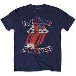 X-Large The Rolling Stones Men'S Tee: British Flag Tongue