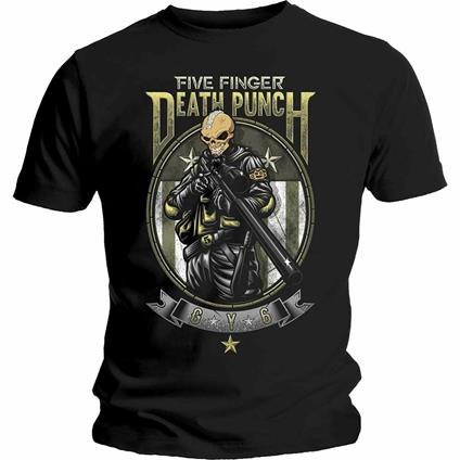 T-Shirt Unisex Five Finger Death Punch. Sniper. Taglia L