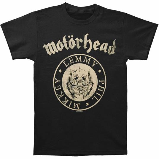 T-Shirt Unisex Motorhead. Undercover Seal Newsprint. Taglia XL