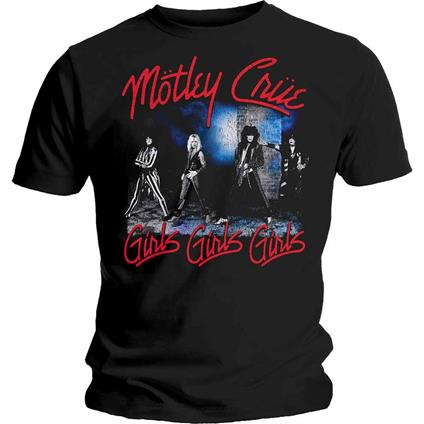 T-Shirt Unisex Motley Crue. Smokey Street. Taglia 2XL
