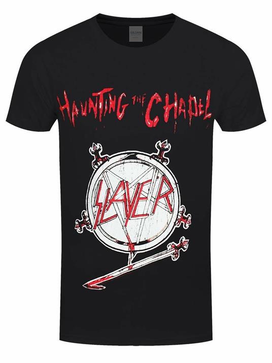 T-Shirt Unisex Slayer. Haunting The Chapel. Taglia XL
