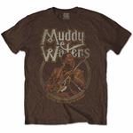 T-Shirt Unisex Tg. S. Muddy Waters: Father Of Chicago Blues