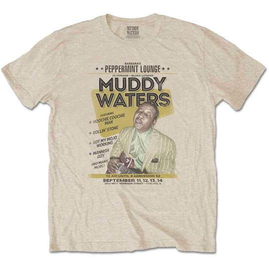 T-Shirt Unisex Muddy Waters. Peppermint Lounge. Taglia XL