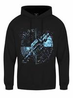 Felpa Con Cappuccio Unisex Tg. L. Pink Floyd: Machine Greeting Blue