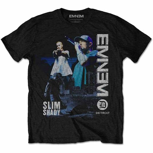 T-Shirt Unisex Eminem. Detroit. Taglia M