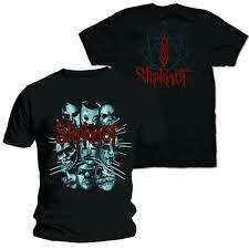 T-Shirt Unisex Slipknot. Masks 2. Taglia 2XL