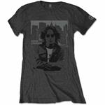 T-Shirt Donna Tg. M. John Lennon: Denim Skyline