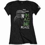 T-Shirt Donna Tg. S. John Lennon: Imagine Peace