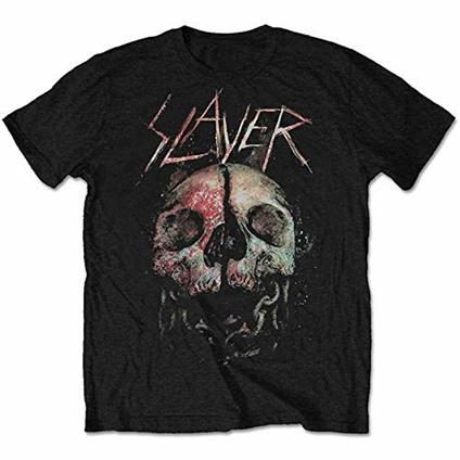 T-Shirt Donna Tg. XL. Slayer - Cleaved Skull