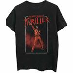 T-Shirt Unisex Tg. M. Michael Jackson: Thriller White Red Suit