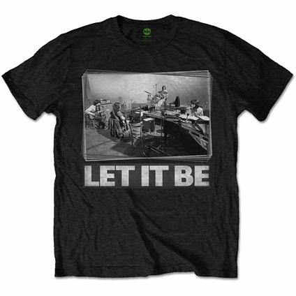 T-Shirt Unisex Tg. M. Beatles: Let It Be Studio