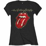 T-Shirt Donna Tg. 2XL. Rolling Stones - Plastered Tongue