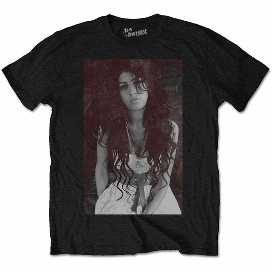 T-Shirt Unisex Tg. XL. Amy Winehouse: Back To Black Chalk Board