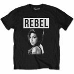 T-Shirt Unisex Tg. XL. Amy Winehouse: Rebel