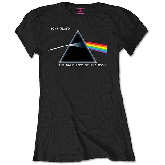 T-Shirt Donna Tg. M. Pink Floyd - Dark Side Of The Moon