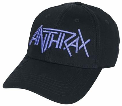 Cappellino Anthrax Logo Baseball