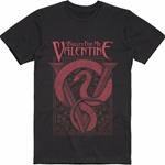 T-Shirt Unisex Tg. 2XL. Bullet For My Valentine - Red Snake