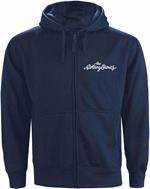 Felpa Con Cappuccio Unisex Tg. 2XL. Rolling Stones - Zipped Classic Tongue