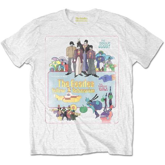 T-Shirt Uomo Tg. M. Beatles: Yellow Submarine Vintage Movie Poster