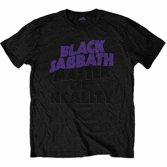 T-Shirt Uomo Tg. L. Black Sabbath - Masters Of Reality Album