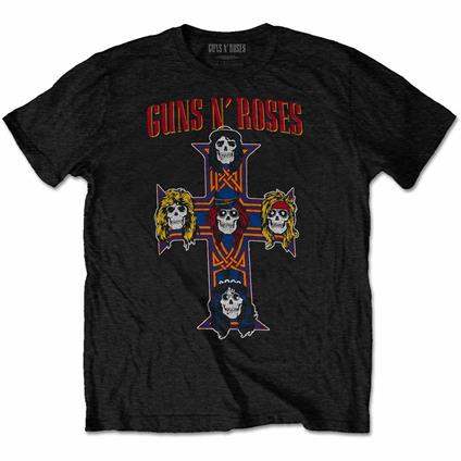 T-Shirt Uomo Tg. XL. Guns N Roses - Vintage Cross