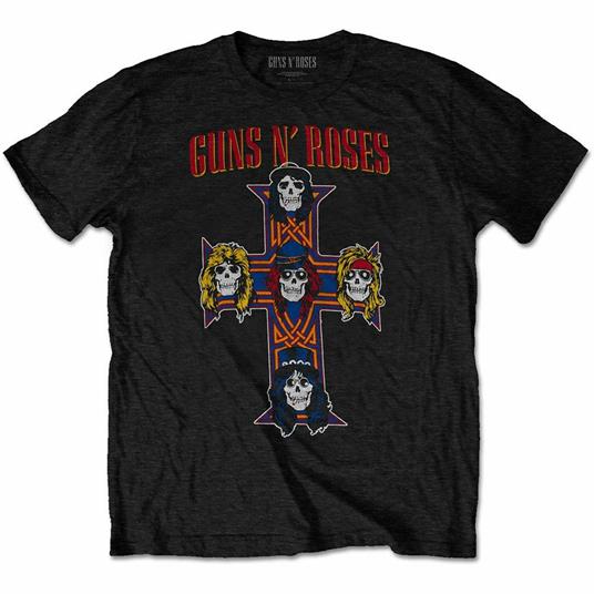 T-Shirt Uomo Tg. XL. Guns N Roses - Vintage Cross