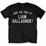 T-Shirt Unisex Tg. L. Liam Gallagher: Who The Fuck