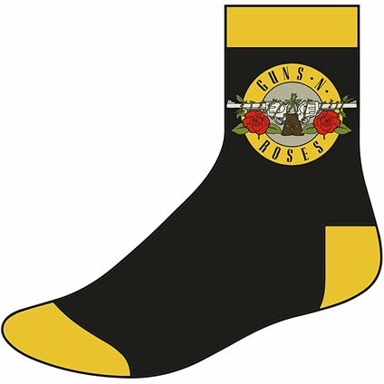 Guns N' Roses Calzini Ufficiale Stampati (Nero/Giallo)