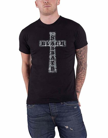 T-Shirt Unisex Tg. 2XL. Black Sabbath: Cross
