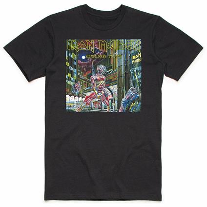 T-Shirt Unisex Tg. L. Iron Maiden: Somewhere In Time Box