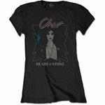 T-Shirt Donna Tg. L. Cher: Heart Of Stone
