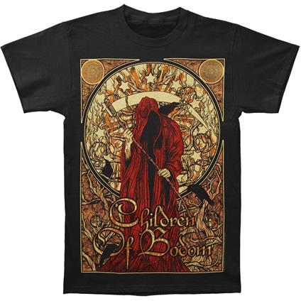 T-Shirt Unisex Tg. L. Children Of Bodom: Nouveau Reaper