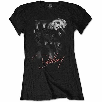 T-Shirt Donna Tg. 2XL. Debbie Harry: Leather Girl